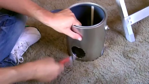 How to Make a Tin Can Rocket Stove