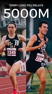 1.5K views · 25 reactions | Dani Thompson and Lucas Bouquot, seminole athletes, secured victory in the 5000m events at the Terry Long FSU Relays 磊 | RunnnSphere | Facebook