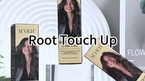 SEVICH Dual-Ended Root Touch Up Stick - Waterproof Hairline Enhancer for Sparse Hairlines & Gray Coverage, Non-Sticky Scalp Concealer with Beeswax, Instant Volume & Natural Look (Dark brown)