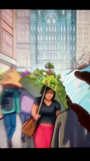 Magical Ice Cream Ski Resort Drawing at the Infinite Art Gallery