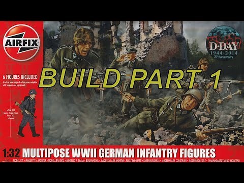 Plastic Soldier Review: AIRFIX WW2 GERMAN INFANTRY 1/32 MULTI-POSE