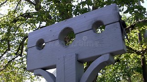 Stock pillory torture 2 stock video. Video of america - 347572793