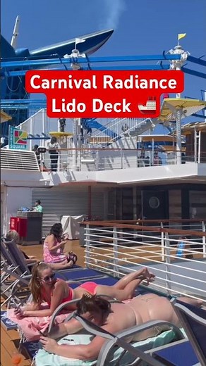 Carnival Radiance Lido Deck! Are clothes optional?! 😜 #carnivalcruise