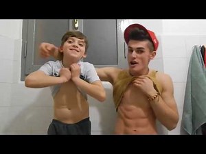 Flexing With My Little Brother