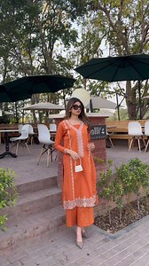 Feel effortlessly chic in an outfit curated on premium summer fabric adorned with subtle embroidery, perfect for embracing the summer sun while maintaining a touch of understated elegance. | Premium Attire