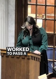 During debate on HB 1608, our Director of Advocacy and Public Policy, Katie Blair, pointed out that lawmakers are pushing anti-LGBTQ bills under the guise of “parental rights,” all while stripping away the rights of parents who support their LGBTQ children. Hoosiers can see that the #IndianaSlateOfHate was never really about “parental rights” — it was always about discrimination. | ACLU of Indiana