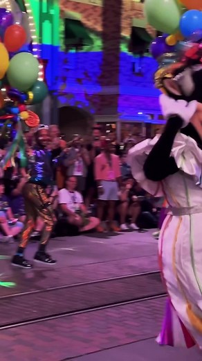 Clarabelle's Stunning Dance Moves at Disneyland Pride Night