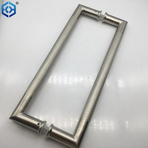 [Hot Item] High Quality Hardware 304 Stainless Steel Custom Push Pull Glass Door Handle