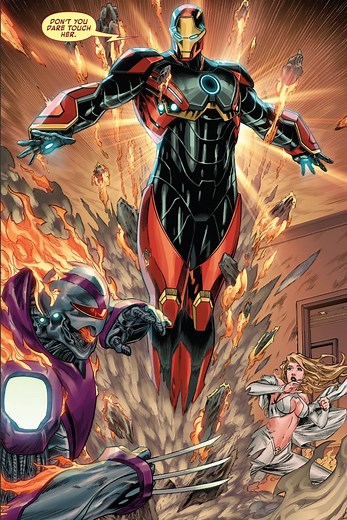 162K views · 3.1K reactions | Iron Man's Mysterious Armor #ironman #marvelcomics #emmafrost | Comicsthe1ne | Facebook