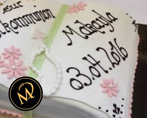 Buch Motivtorte zur Kommunion