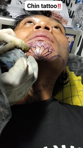maori tattoo on chin... #chintattoo #maoritattoo #brutaltattoo #eyeballtattoo #facetattoo #tattooartist #tattooideas #tattoart #tattoo #trendingreels #reels #work #reaction #fyp #serlikganbatteyoshh | Serlik Ganbatte Yoshh