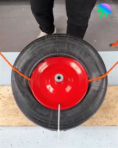 Easy tire mounting trick | Animals Lovers