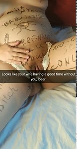 Your cheating wife stuffed with used condoms after gangbang!