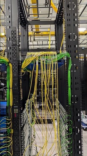 Cable Management in a data center