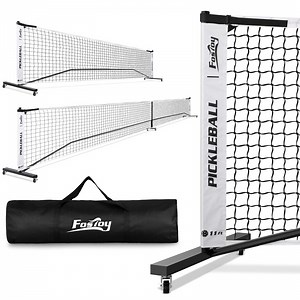 [Hot Item] Fostoy Portable Pickleball Net Set with Wheels Size 22 FT