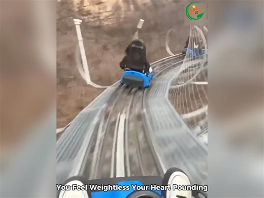 The cliffside roller coaster is not for the faint | Daily Movi Video