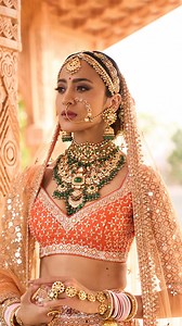 The two souls meet for eternity, their love is personified through the dramatic collection of Rajput-inspired bridal jewellery by Kishandas, an ode to the bride’s beauty. Styled By: @mohitrai Outfit: @abhinavmishra_ Concept & Direction: @thrillpillfilms HMU: @makeupbyaza @makeupmafia_sidra Talent: @sonalisharma29 @jaidev8 @yashvikaghai @rashmimann @the.styleseeker @diyaseetepalli @iamaishwaryass @greeshmaturakhia @i_harshita_sharma #PietraDura #Throwback #TimelessTreasures #KishandasAndCoExclusi