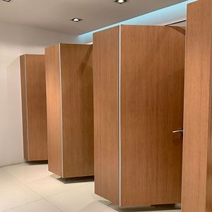 [Hot Item] Chinese Factory Solid Phenolic Compact Laminate Toilet Cubicle Partition for Shopping Mall