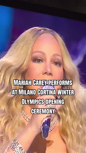 Mariah Carey Shines at Milano Cortina Olympics Opening Ceremony