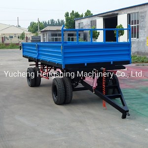 [Hot Item] 8tons Farm Dump Trailer Tipping Trailer Agricultural Tractor Implements Farm Trailers