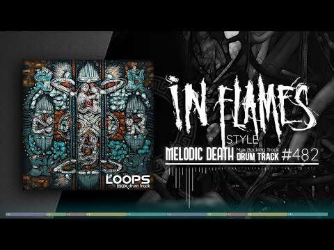 Melodic Death Metal Drum Track / In Flames Style / 170 bpm