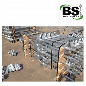 [Hot Item] Garage Footings Use Helical Pile Fence Spiral Ground Anchor Helical Screw Piles