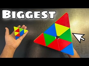 Biggest Pyraminx in The WORLD 😳