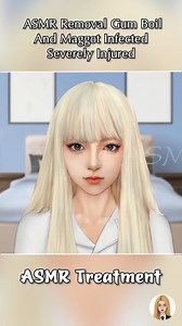 ASMR Removal Gum Boil And Maggot Infected _ Severely Injured #asmr #as... | Nikolas Bushi