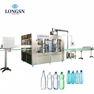 [Hot Item] Mini Fully Automatic 0.6 L 600ml Mineral Pure Water Pet Bottle Washing Filling Capping Machine