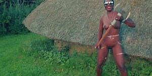 Abstract Art Action Ebony Body Painting GD Films 4K Pee