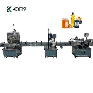 [Hot Item] Automatic Cooking Oil Bottle 4 Filling Heads Capping Machine for Sale