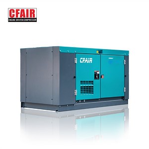 [Hot Item] 185cfm-7bar Industrial Stationary Air Compressor with Air Cooling