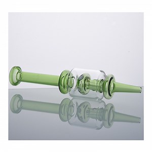 [Hot Item] Customized Thick Glass Filter Tips Glass Tube Pyrex Rig Stick Smoking Hand Pipes Mini Mushroom Percolator Nectar Collector
