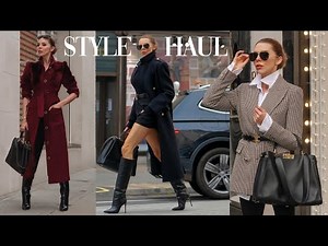 AUTUMN WINTER COAT & JACKET HAUL // How to style // Zara, Karen Millen, Massimo Dutti