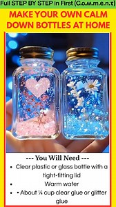 20K views · 109 reactions | Make Your Own Calm Down Bottles at Home...