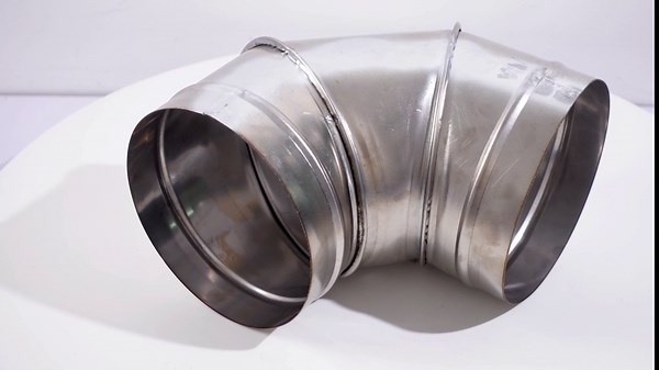 Zonon 6" ID Elbow Stove Pipe, Both Female connector for Connecting Male, 90 Degree Stainless Steel Stove Elbow Pipe Connector Wood Burning Exchange Flue Adapter Tube for Chimney Extension Vent Exhaust