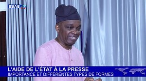 Vous suivez sur *www.esaetv.bj*, Georges AMLON ancien directeur général de l'ORTB, au sujet de l'importance et les différents types de formes que peuvent prendre l'aide de l'État à la presse. 🌍🇧🇯 *Propos recueillis: Annael DOHOU* 👉👉 Cliquez sur les liens suivants ➡️ https://youtu.be/EFvUu-sGqbk ➡️ https://fb.watch/krMXrwcmo6/ ➡️ https://www.esaetv.bj/article/11152/monseigneur-antoine-ganye-lance-un-appel-aux-deputes-a-loccasion-de-la-deuxieme-conference-soc-20-actualite Nous sommes maintena