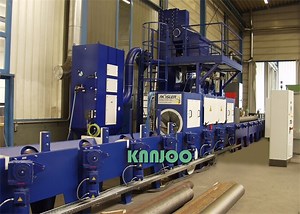 [Hot Item] CE Steel Pipe Rust Removal Shot Blast Cleaning Machine