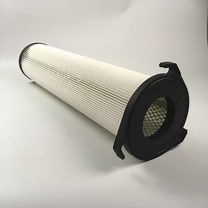 [Hot Item] Air Filter Cartridge with three flanges for dust cleaning filter folded filterpaper air filter cartridge  dust collection filter