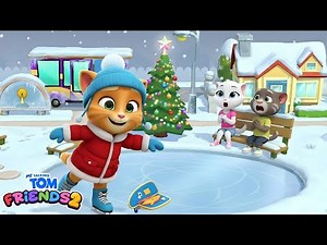 ❄️ Ginger Skating in Extreme Winter! 😱 Tom & Angela Freezing in the Cold! | My Talking Tom Friends 2