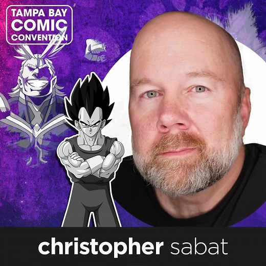 8.1K views · 93 reactions |  Welcome Christopher Sabat to #TampaBayComicConvention!! #myheroacademia | Tampa Bay Comic Convention | Facebook