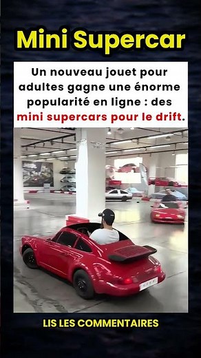 Le nouveau jouet pour adultes : des mini supercars faites pour le drift ! 🤯🚗💨