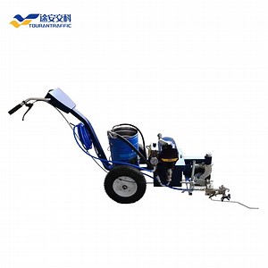 [Hot Item] Hand-Push Cold Paint Road Line Striping Machine with Electric Powered Pump