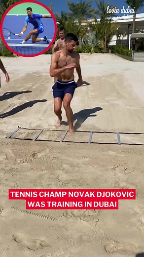 16K views · 30 reactions | Dubai dreams and tennis scenes! @djokernole bringing his A-game to the court  #lovindubai | Lovin Dubai | Facebook