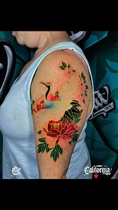 Grace and strength in full color 🕊️🌸 This Japanese-inspired crane with bold florals shines with meaning – symbolizing longevity, beauty, and resilience. A vibrant tattoo that stands out as a true work of art. World-Class Tattoos in Thailand 🇹🇭 Get inked by internationally award-winning artists at California Ink — Bangkok & Phuket 🔥 ♠️ Open Daily: 9AM–2AM ♠️ ✅ Western-standard hygiene & safety ✅ Realism, Japanese, Black & Grey, Color & more ✅ 100% custom designs — tailored for you ✅ Free con