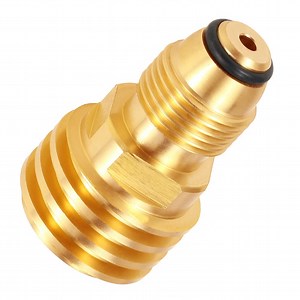 [Hot Item] Brass Propane Tank Adapter Converts Pol Lp Tank Service Valve to Qcc1