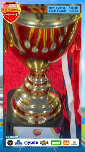 Trophies and medals to be awarded to the various winners of the 2025 #JoySportsInvitational Tournament shining and glowing. | Joy Sports