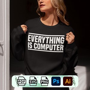 Alles ist Computer PNG SVG: Trump Zitat, Geek Design (Digitaler Download) - Etsy.de