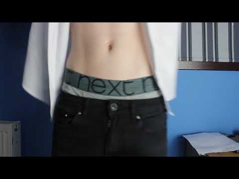 sagging grey boxers & jeans Pt1