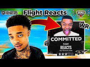 I Put FlightReacts in College Football 25! (Road to Glory)